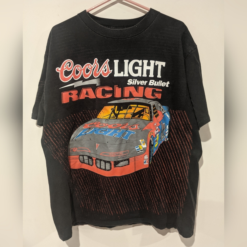 Men's MotorSport Traditions Kyle Petty Coors Light Black XL Tee